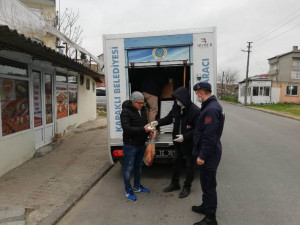 Maske ve Kolonya Dağıtımımız Sürüyor